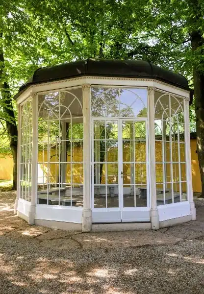 The gazebo used in the Sound of Music